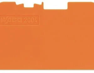 Wago End And Intermediate Plate 1mm Thick Orange
