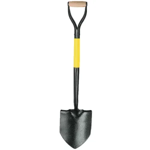 General Service Fibreglass Metal YD Handle Black Shovel