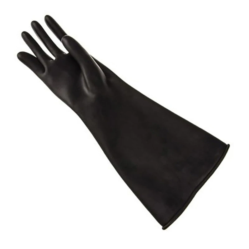 Chemprotec Mediumweight 44cm Unlined Natural Rubber Glove Size 9 - Image 2