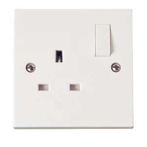 Polar 1 Gang 13A Switched Socket Outlet