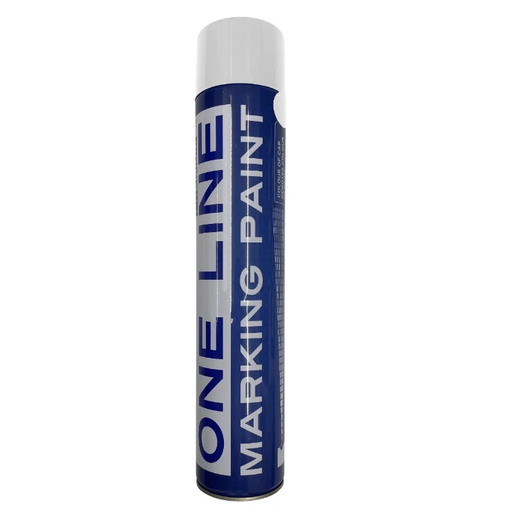Aerosol Marking Paint Semi Permanent 750ml White - Image 2