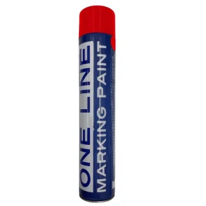 Aerosol Marking Paint Semi Permanent 750ml Red
