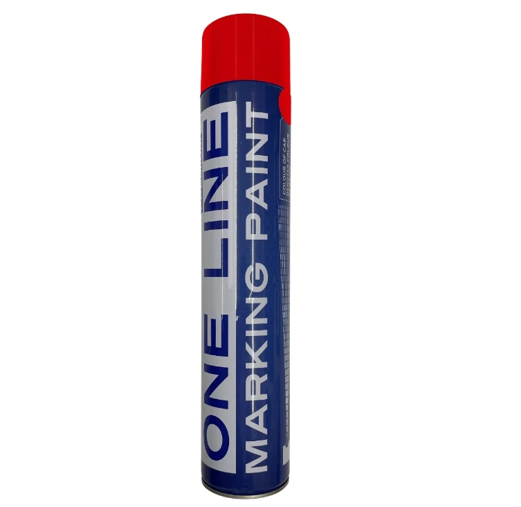 Aerosol Marking Paint Semi Permanent 750ml Red