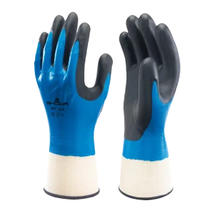 Showa 377 Foam Palm Waterproof Gloves - 9/XL
