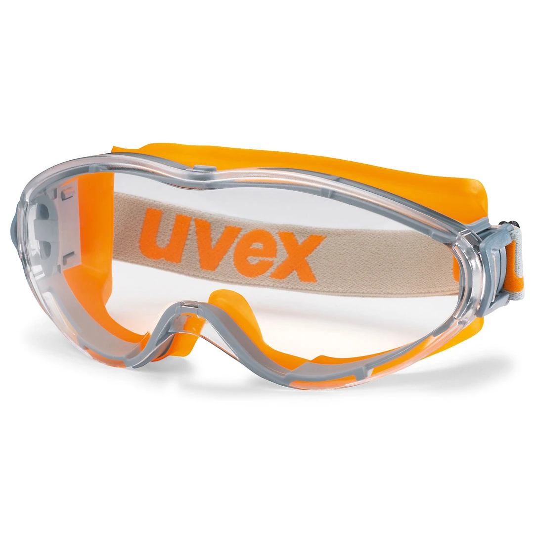 Safety Spectacles Clear Lense Orange Frame