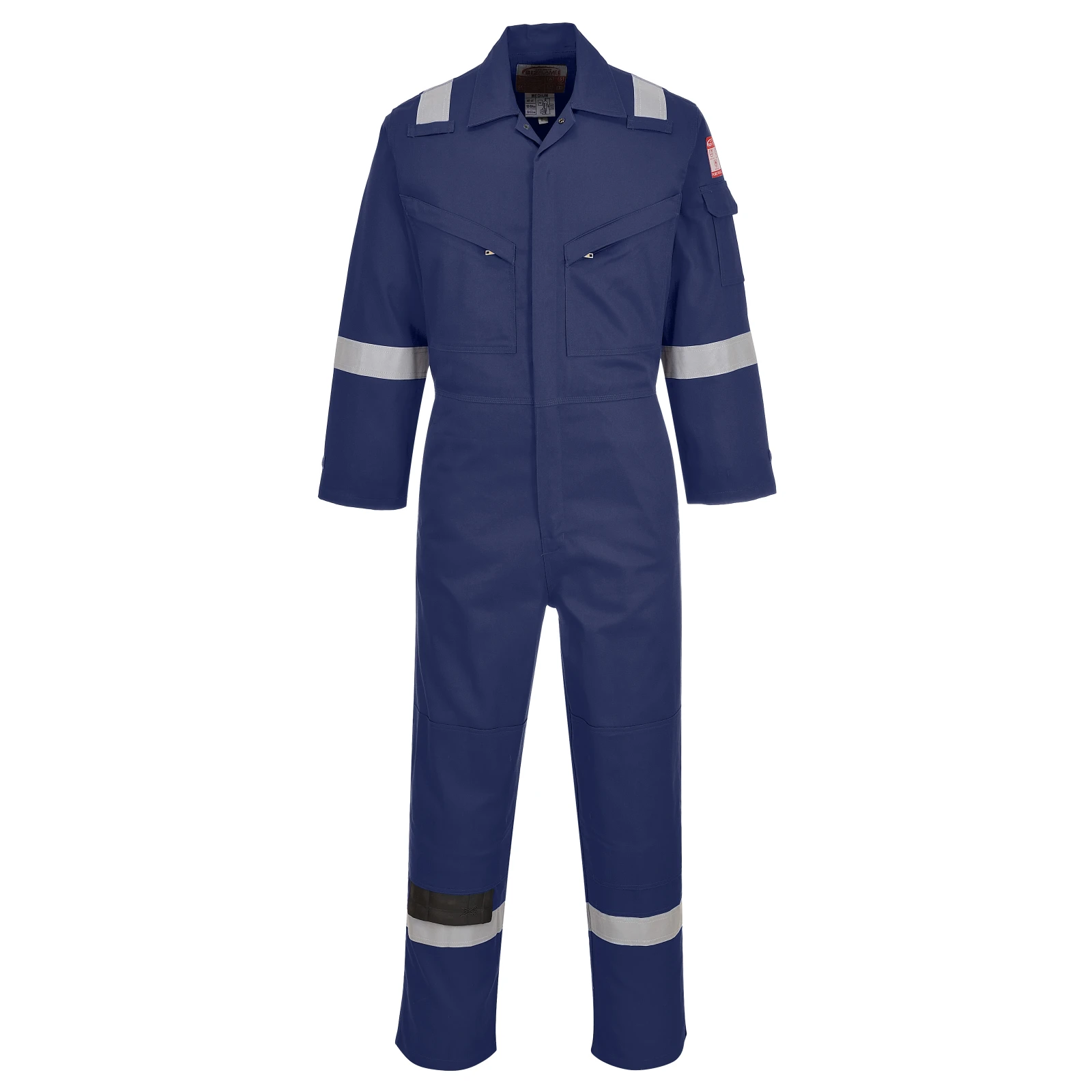 Portwest FR28 Flame-Resistant Lightweight AntI-Static Coverall Medium Navy