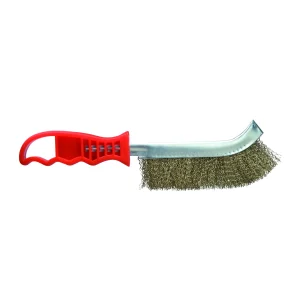 Curved Wire Brush With Safety Tip