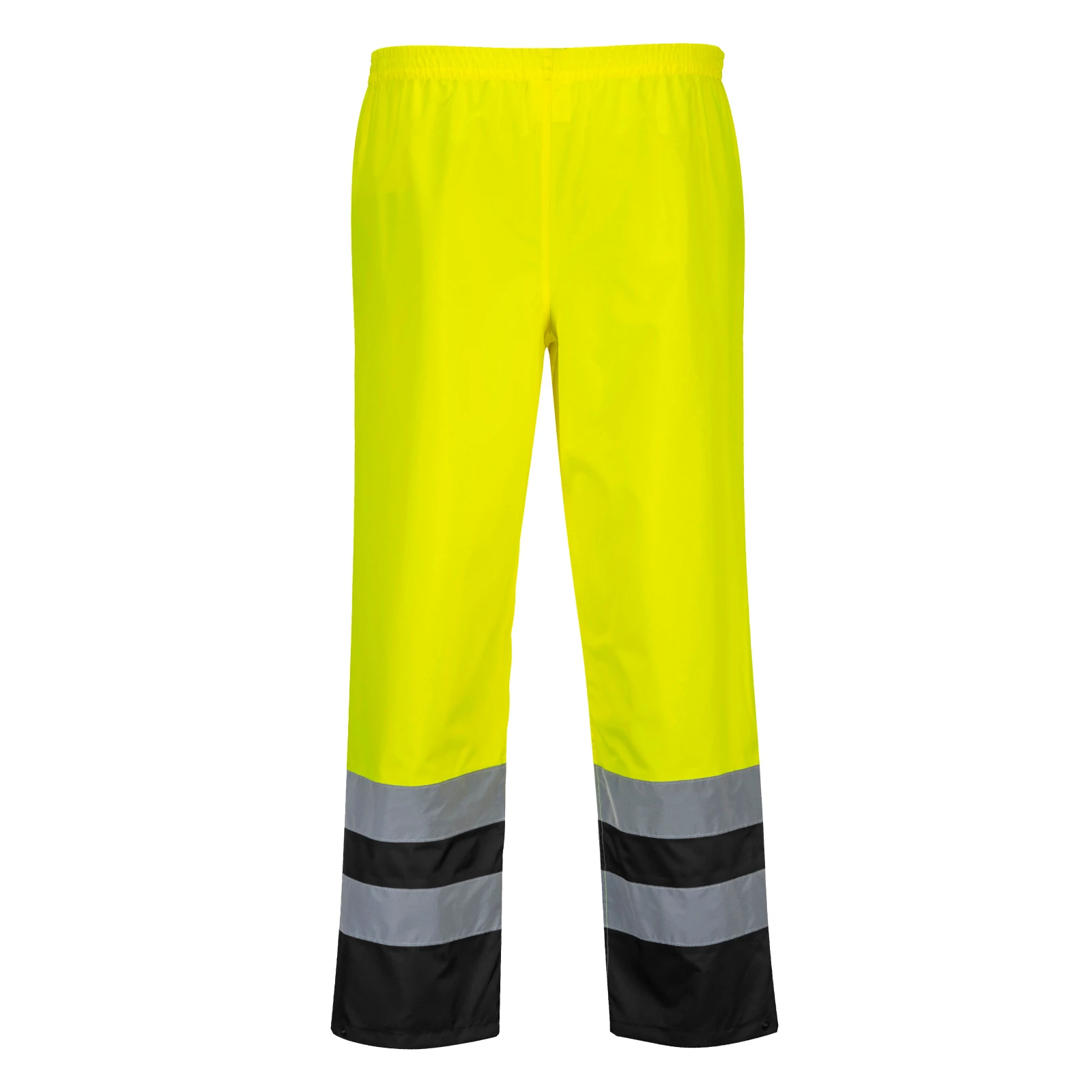 Portwest S486 Hi-Vis Two-Tone Traffic Polyester Trouser Medium Yellow/Navy
