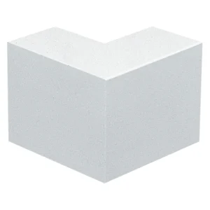 Mini Trunking PVC-U Square External Bend 16 x 38mm White