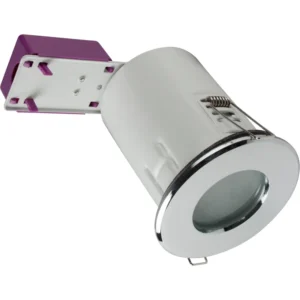 STARLING 50W mains voltage steel fire rated shower downlight