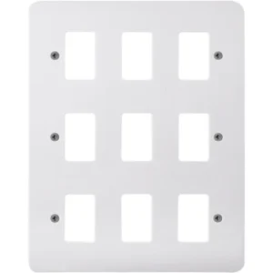 Click Mode Front Plate Mode 9 Gang