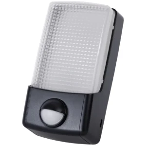 Security Light Outdoor Rectangular PIR 5w 310lm IP55 Black