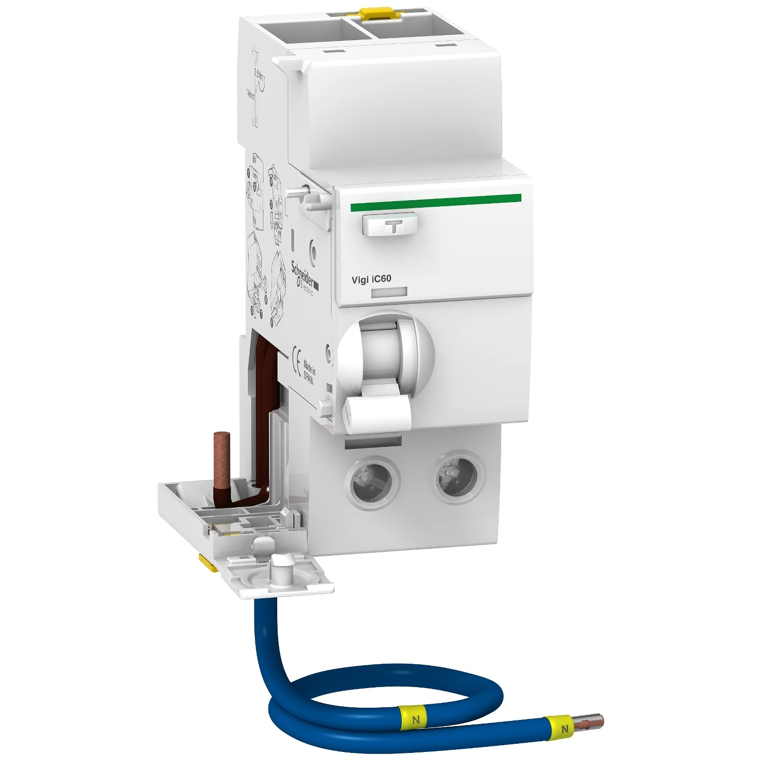 Schneider RCD Vigi Ic60 Add-On Double Pole Type A 63A 30Ma 110V - Image 3