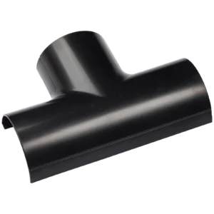 Tee Equal Clip-Over 50x25mm Black