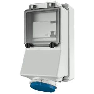 16A 230V 3 Pole 6 Hour Clock Position Wall Mounted Socket