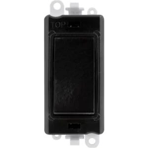 Click Gridpro Black Frame 20AX Black Intermediate Switch Module