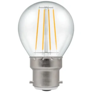 Crompton 7215 LED Filament Round Light Bulb Dimmable