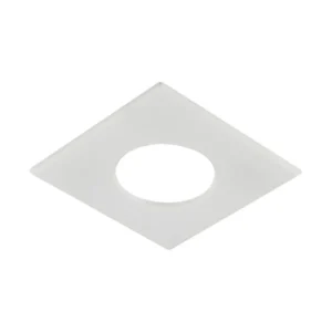Bezel Twist Lock Square For H2 Range Matt White
