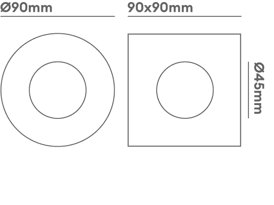 Bezel Twist Lock Square For H2 Range Silver - Image 4
