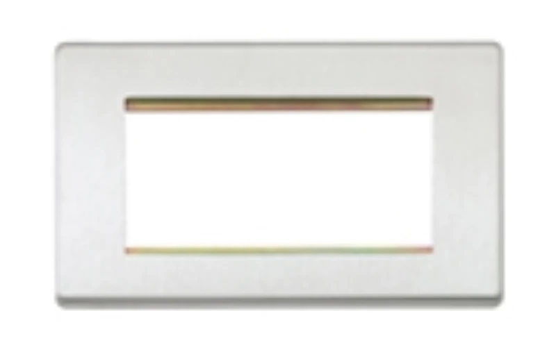 MK 4 Module Euro Front Plate 100 x 100mm White