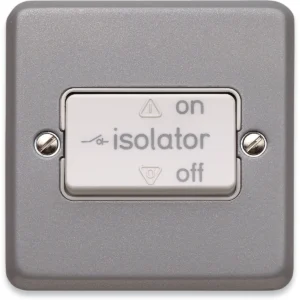 Isolator Triple Pole Fan Switch Lock + Padlock 32A Aluminium