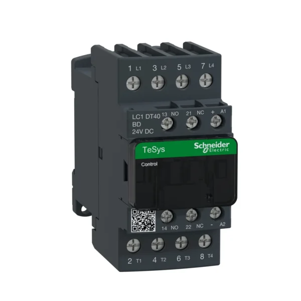 Contactor Open Frame Schneider Electric Contactor 4 Pole Normally Open 40A 24V DC Coil ...