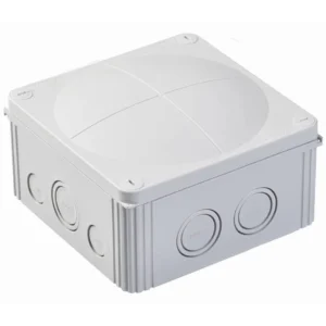Junction Box Combi 1010/5 Inc. 5 P Term 57A 140 x 140 x 82mm Grey Pol