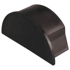 End Cap Smooth-Fit 30mm x 15mm Black