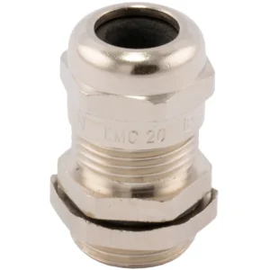 Cable Gland IP68 Locknut 20mm Nickel Plated Brass