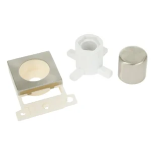 Dimmer Unit Module Mounting Kit Satin Chrome