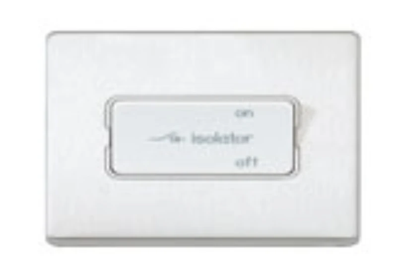 MK 3 Pole Fan Isolator White White Inserts Switch