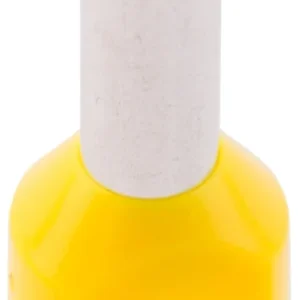 Insulated Bootlace Ferrule Twin Entry Yellow 6mm