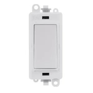 Click Gridpro Switch DP Module - White Insert 20AX White