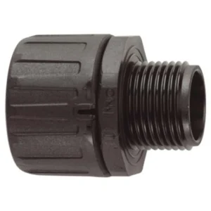 Connector External Fixed Metric Thread Black