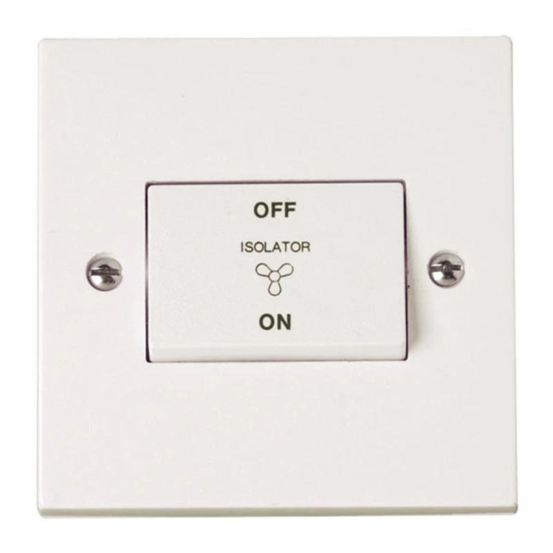 Switch Fan Isolator 3P 10A White