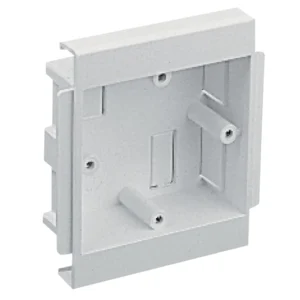 Box Accessory 1 Gang 90 x 88 x 30mm PVCU White