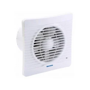 Vent Axia Fan Silhouette Panel 150mm White Shutter Neon + Timer