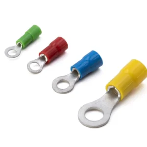 4mm²-6mm² Halogen Free Polycarbonate Insulated Ring Terminal M8 Stud Yellow