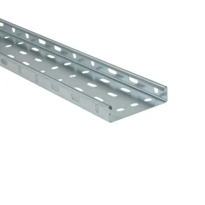 Uniklip Medium Duty Pre-Galvanized Cable Tray 100 x 25mm x 3m Grey