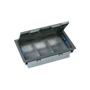 Electrak Floorbox Service 3 Compartment 75mm
