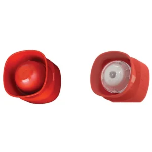 Eaton EF009 Bi-Wire ABS Ultra Wall Sounder 18-35VDC 11mA 106 x 91 x 106mm Red