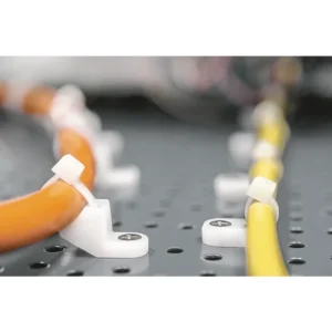 Cradle Side Fixing Cable Tie 27 x 12mm Black - 100 Pack