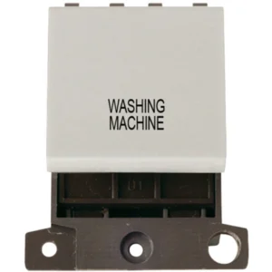 Switch DP 2 Module 20A Click White Washing Machine