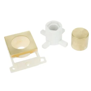 Dimmer Unit Module Mounting Kit Satin Brass
