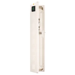 Lisse 1-Gang 13A Unswitched Fused Spur Connection Unit Stainless Steel / White