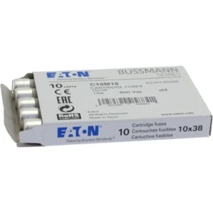 Fuse-link, low voltage, 16 A, AC 500 V, 120 kA, 10 x 38 mm, aM, IEC
