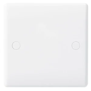 BG Nexus 894 Blank Plate 1 Gang White