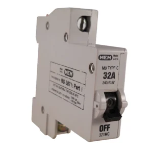 Eaton MCB 32A Single Pole Type C