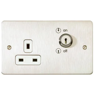 MK 13A 1-Gang Lockable Double Pole Switch Socket