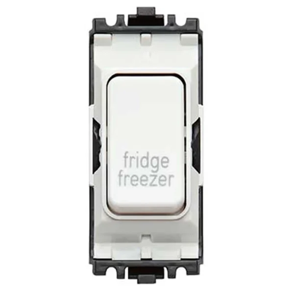 MK Electric Grid Switch 1 Way Double Pole Fridge Freezer 20A White – Go ...